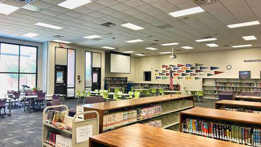 Coleman Middle School Library in Duluth