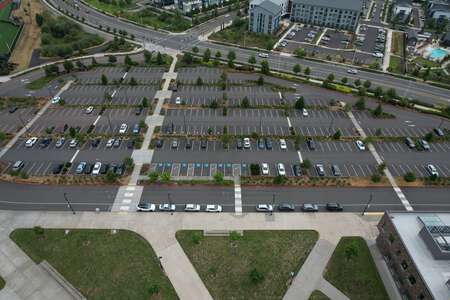 Mountainside High School Parking Lot - Student in Beaverton