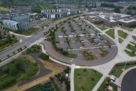 Mountainside High School Parking Lot - Student in Beaverton