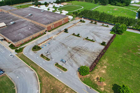 Trip Elementary School Parking Lot - East in Grayson