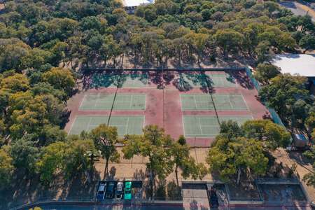 Crockett High School Tennis Courts in Austin