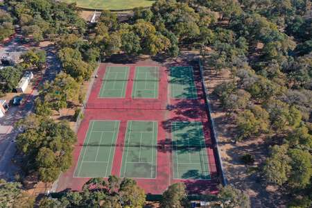 Crockett High School Tennis Courts in Austin