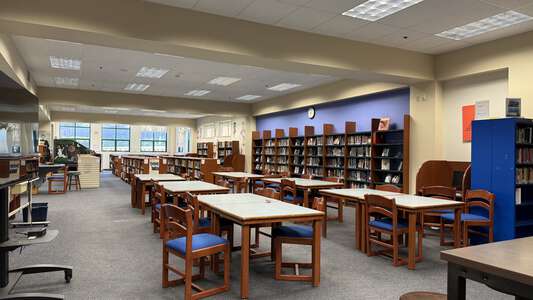 Amherst-Pelham Regional High School Library in Amherst
