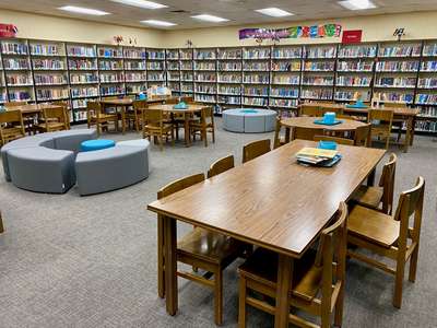 Mark Bills Middle School Library in Peoria