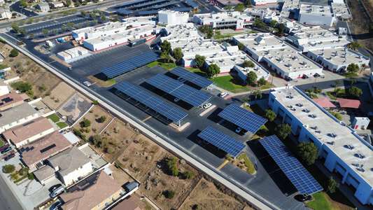 Rancho Verde High School Parking Lot - Back Solar Panels in Moreno Valley 3