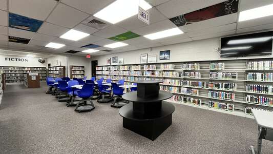 Five Forks Middle School Media Center in Lawrenceville