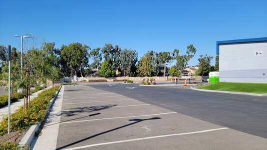 Ethel Dwyer Middle School Parking Lot - Front in Huntington Beach