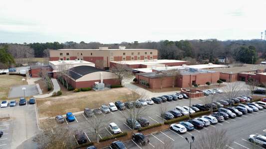 Dacula Middle School Parking Lot - Main Front in Dacula