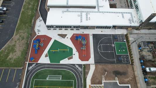Mollison - Irvin C Mollison Elementary School Blacktop in Chicago 2
