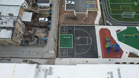 Mollison - Irvin C Mollison Elementary School Blacktop in Chicago 3