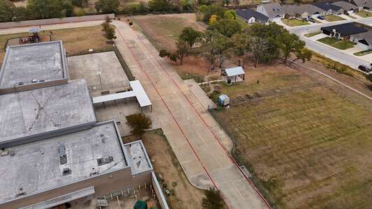 Ebby Halliday Elementary School Parking Lot - Back in Dallas
