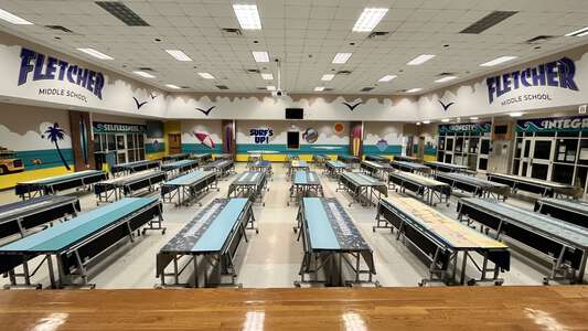 Duncan U. Fletcher Middle School Cafeteria (3 hr min) in Jacksonville