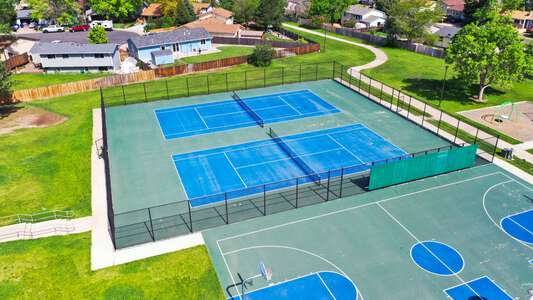 Westlake Middle School Tennis Courts in Broomfield