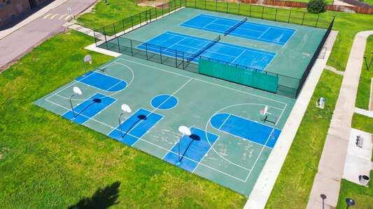 Westlake Middle School Tennis Courts in Broomfield