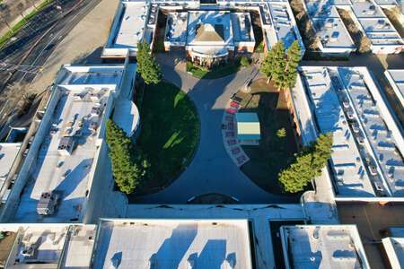 Harriet G. Eddy Middle School Quad in Elk Grove