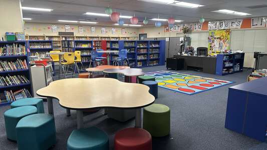 Barfield Elementary School Library in Pomona 2