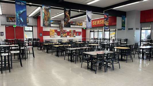 Seaside High School Cafeteria in Seaside