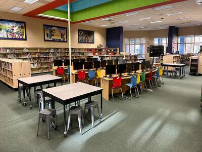 Cumming Elementary School Library in Cumming