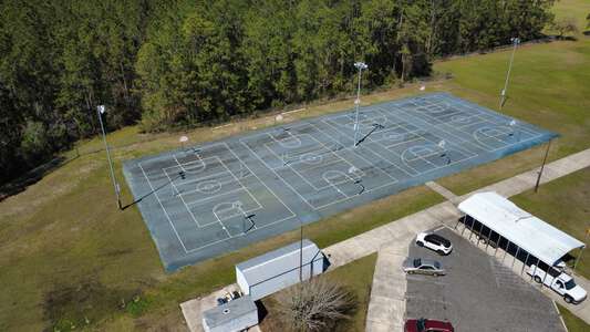 Pedro Menendez High School Outdoor Basketball Courts in St. Augustine 2