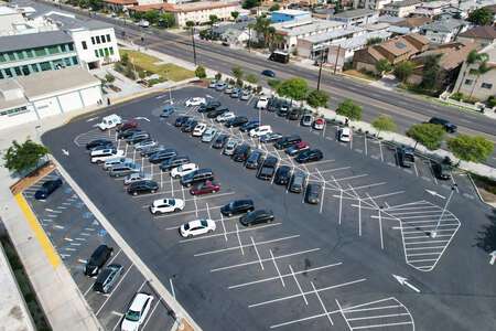Leuzinger High School Parking Lot - North in Lawndale