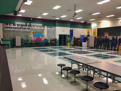 Hart Elementary School Cafeteria w/ Stage in Austin