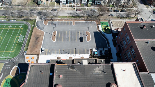 Till - Emmett Louis Till Math and Science Academy Parking Lot in Chicago 4