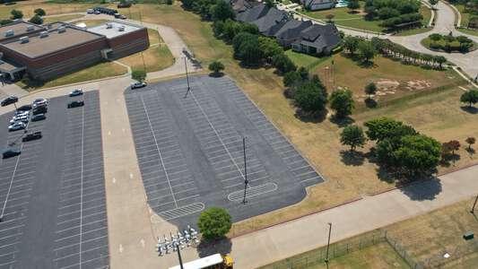 Argyle Middle School Parking Lot - Side in Argyle 2