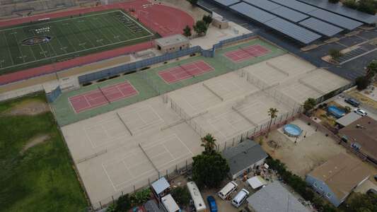 Wilmer Amina Carter High School Tennis Courts in Rialto 5