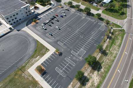 Crews Lake Middle School Parking Lot - Main in Spring Hill