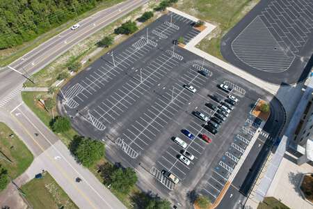 Crews Lake Middle School Parking Lot - Main in Spring Hill