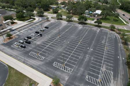 Crews Lake Middle School Parking Lot - Main in Spring Hill