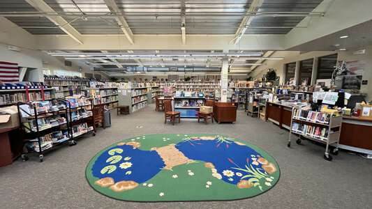Golden Hill K-8 School Library in San Diego