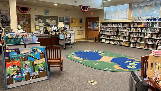 Golden Hill K-8 School Library in San Diego