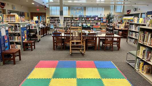 Golden Hill K-8 School Library in San Diego