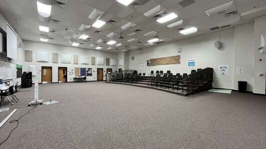 Discovery High School Chorus Room in Lawrenceville