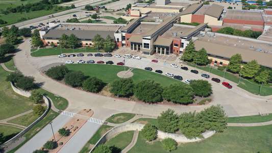 Saginaw High School Parking Lot - Front in Saginaw 2