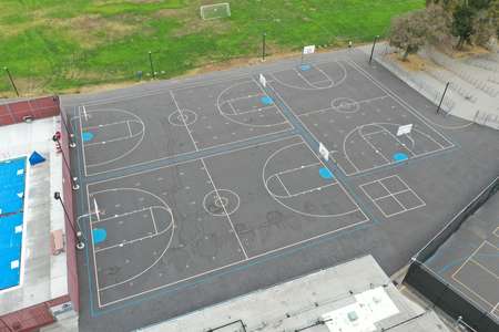 Jane Lathrop Stanford Middle School Outdoor Basketball Courts 1 in Palo Alto