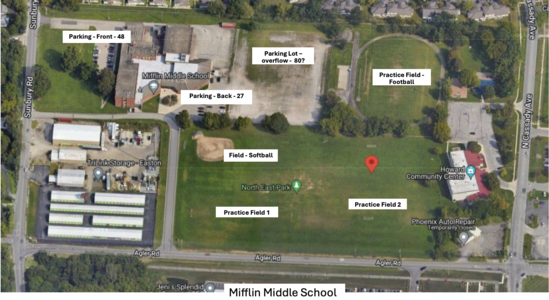 Mifflin Middle School Practice Field - Football in Columbus 3