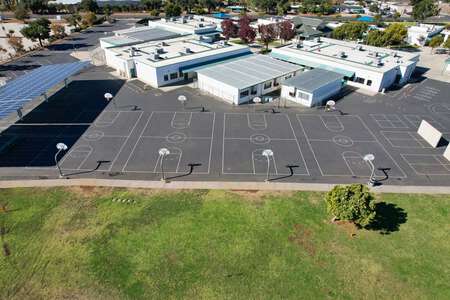 Twin Oaks Elementary School Outdoor Basketball Courts in San Marcos