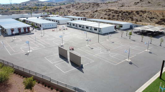 Granite Hills School Outdoor Basketball Courts in Perris