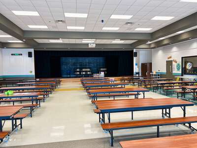 Sunset Valley Elementary School Cafeteria in Fort Worth