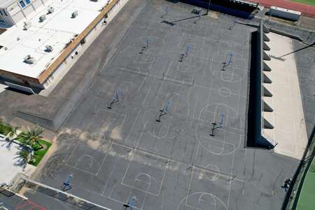 San Pasqual High School Outdoor Basketball Courts in Escondido 2
