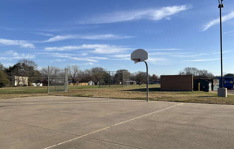 Hodges Elementary School Outdoor Basketball Courts in Balch Springs