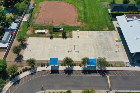 Madison Simis Elementary Outdoor Basketball Courts in Phoenix