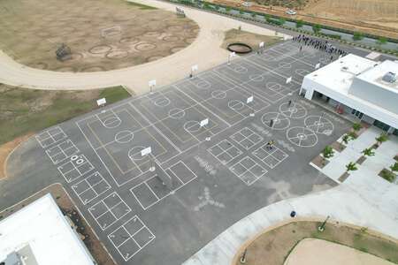 Summerwind Trails School Outdoor Basketball Courts in Calimesa