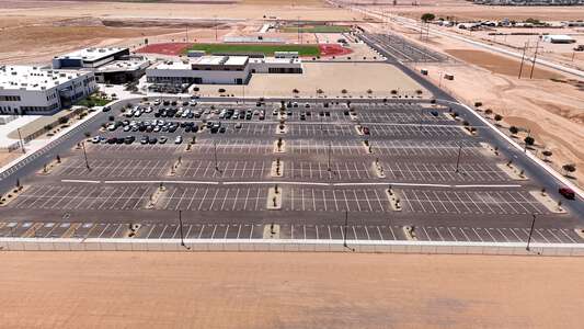 Desert Sunrise High School Parking Lot - Front in Maricopa