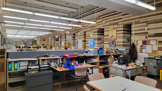 Solorio - Eric Solorio Academy High School Library in Chicago