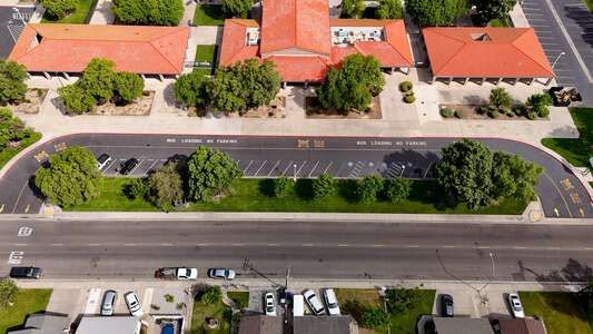 Blaker Kinser Junior High School Parking Lot - Front, Long in Ceres 2