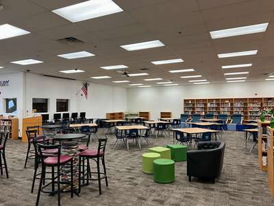 Monaco - Mario C. and JoAnne Middle School Library in Las Vegas