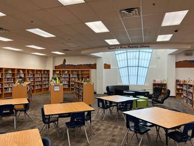 Monaco - Mario C. and JoAnne Middle School Library in Las Vegas